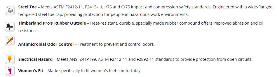 کفش ایمنی مهندسی Timberland Pro A11PS محصول شرکت تیمبرلند می باشد .