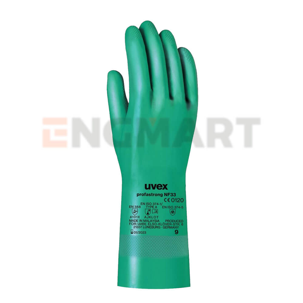 دستکش ایمنی ضد اسید یووکس | uvex profastrong NF33