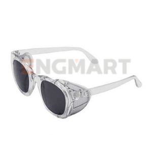 عینک ایمنی فریم دار بقل توری با لنز تیره پن تایوان مدل SG-121500