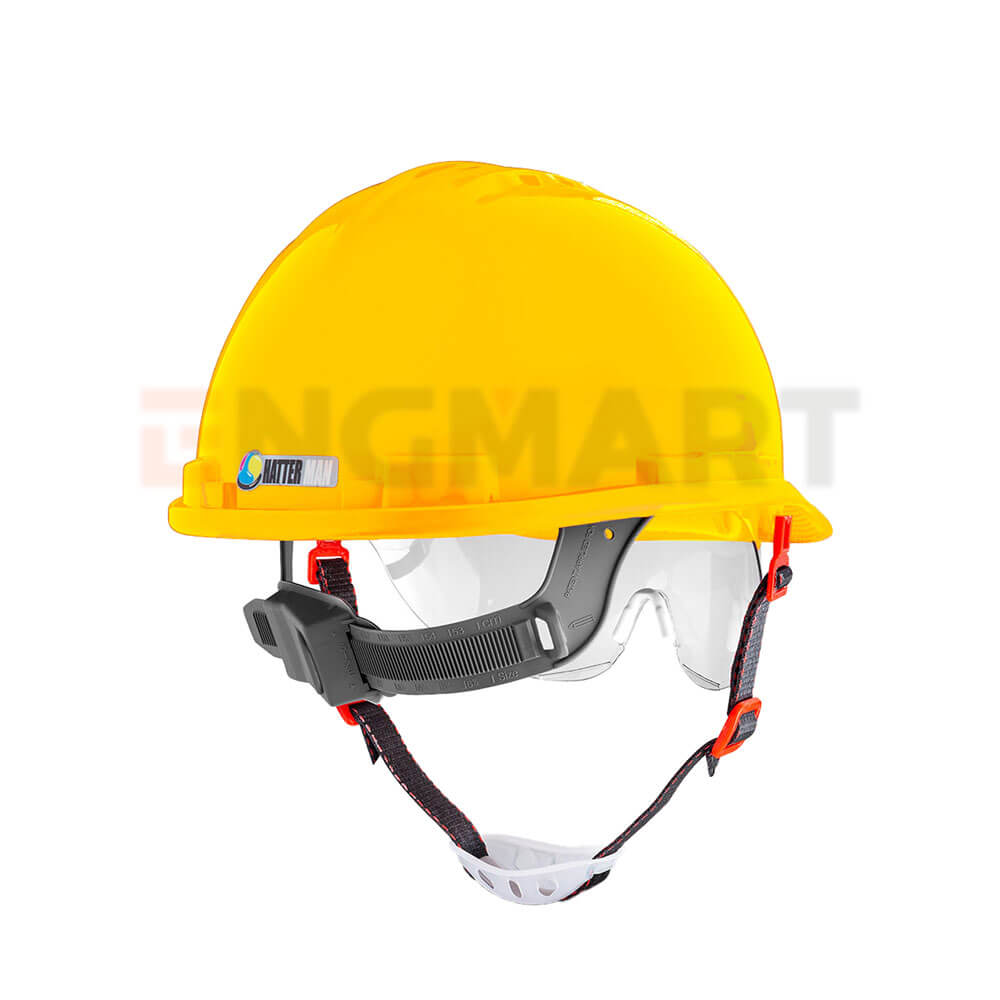 کلاه ایمنی عایق برق هترمن مدل mk7 همراه عینک